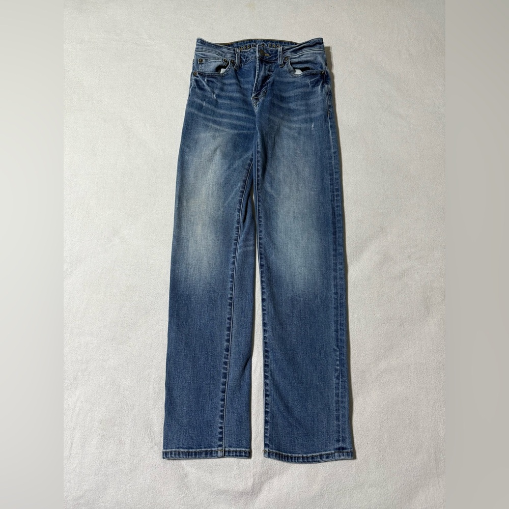 American Eagle Jeans‎ Mens 27x31 Blue Original Straight Medium Wash Denim